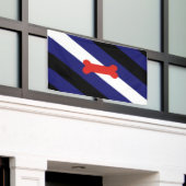 Banderoles Drapeau de la fierté de jeu de chiot (Bâtiment extérieur)