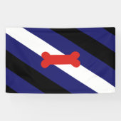Banderoles Drapeau de la fierté de jeu de chiot (Horizontal)