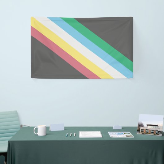 Banderoles Drapeau de la Fierté d'invalidité (Salon professionnel)