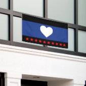 Banderoles Drapeau de la fierté du pied (Bâtiment extérieur)