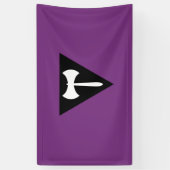 Banderoles Drapeau de la fierté lesbienne (Vertical)