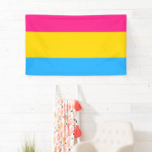Banderoles Drapeau de la fierté Pansexual (En situation)