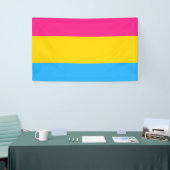Banderoles Drapeau de la fierté Pansexual (Salon professionnel)