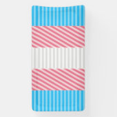 Banderoles Drapeau de la fierté transgenre Abstraite de la ba (Verticale)