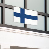 Banderoles Drapeau de la Finlande (Bâtiment extérieur)