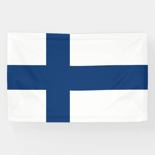 Banderoles Drapeau de la Finlande (Horizontal)