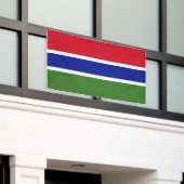 Banderoles Drapeau de la Gambie (Bâtiment extérieur)
