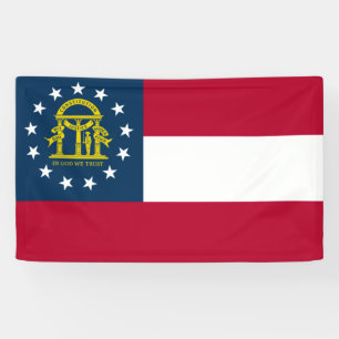 Banderoles Drapeau de la Géorgie (États-Unis)