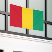 Banderoles Drapeau de la Guinée (Bâtiment extérieur)