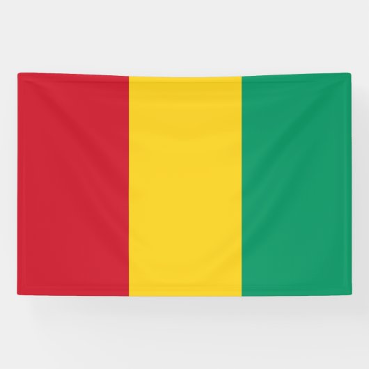 Banderoles Drapeau de la Guinée (Horizontal)