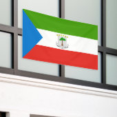 Banderoles Drapeau de la Guinée équatoriale (Bâtiment extérieur)