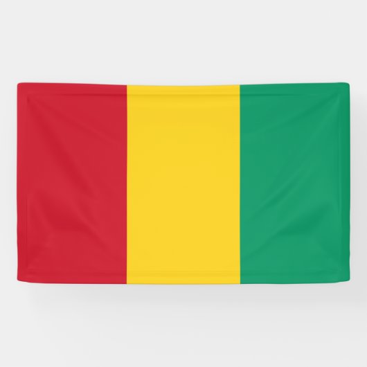 Banderoles Drapeau de la Guinée (pays africain) (Horizontal)