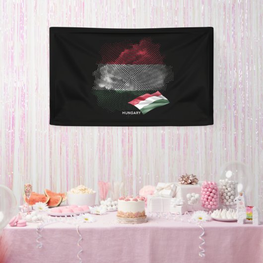 Banderoles Drapeau de la Hongrie (Fête)