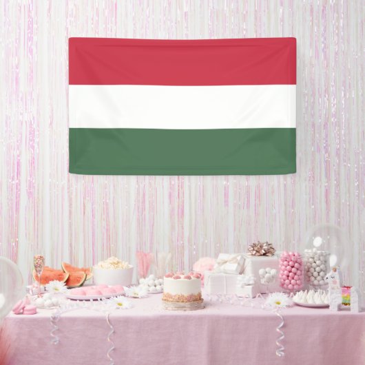 Banderoles drapeau de la Hongrie (Fête)