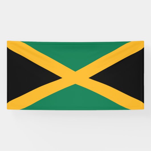 Banderoles Drapeau de la Jamaïque (Horizontal)