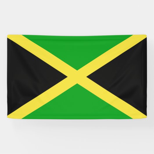 Banderoles Drapeau de la Jamaïque (Horizontal)