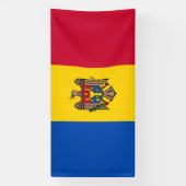 Banderoles Drapeau de la Moldavie (Verticale)