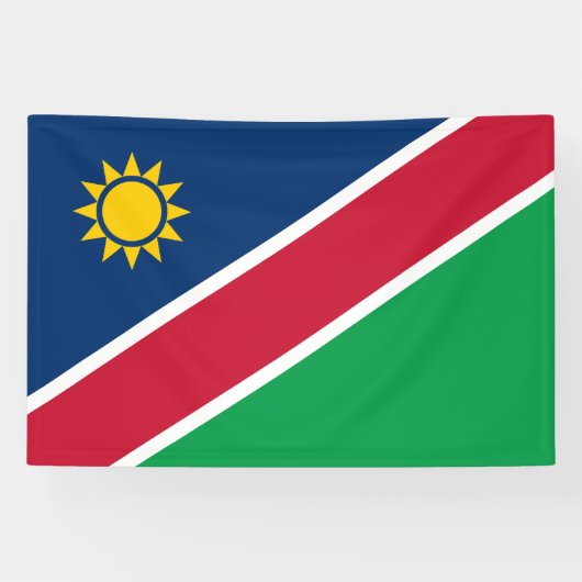 Banderoles Drapeau de la Namibie (Horizontal)