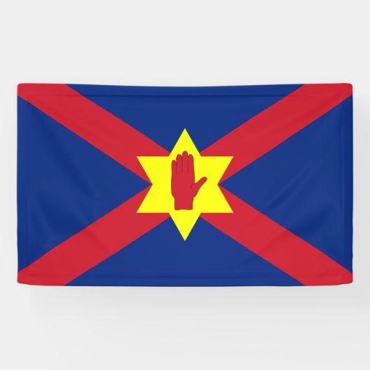 Banderoles Drapeau de la nation Ulster (Irlande du Nord) (Horizontal)