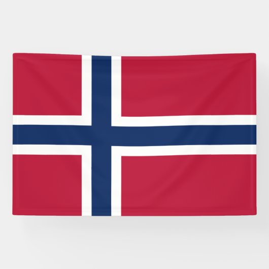 Banderoles Drapeau de la Norvège (Horizontal)