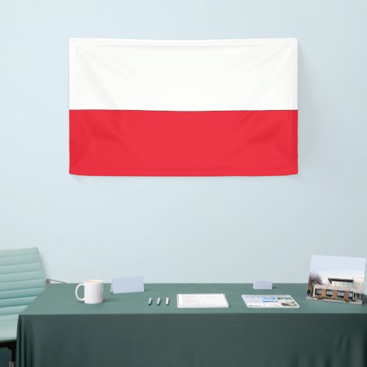 Banderoles Drapeau de la Pologne (Salon professionnel)