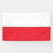 Banderoles Drapeau de la Pologne (Horizontal)