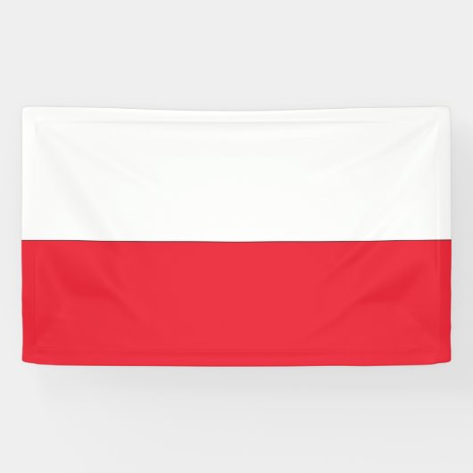 Banderoles Drapeau de la Pologne (Horizontal)