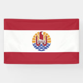 Banderoles Drapeau de la Polynésie française (Horizontal)