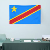 Banderoles Drapeau de la RDC (République démocratique du Cong (Salon professionnel)