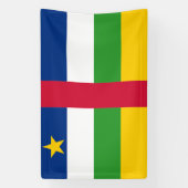 Banderoles Drapeau de la République centrafricaine (Verticale)