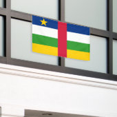 Banderoles Drapeau de la République centrafricaine (Bâtiment extérieur)