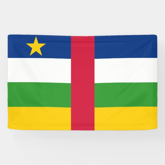 Banderoles Drapeau de la République centrafricaine (Horizontal)