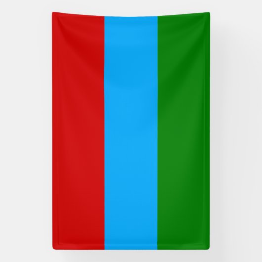 Banderoles Drapeau de la République de Karelia (Verticale)