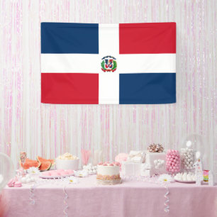 Banderoles Drapeau de la République Dominicaine