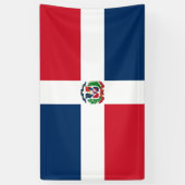 Banderoles Drapeau de la République dominicaine (Vertical)