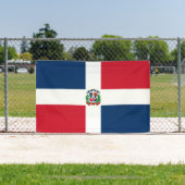 Banderoles Drapeau de la République Dominicaine (Insitu)