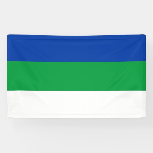 Banderoles Drapeau de la République Komi (Horizontal)