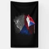 Banderoles Drapeau de la République tchèque (Vertical)