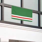 Banderoles Drapeau de la République tchétchène d'Ichkeria (Bâtiment extérieur)