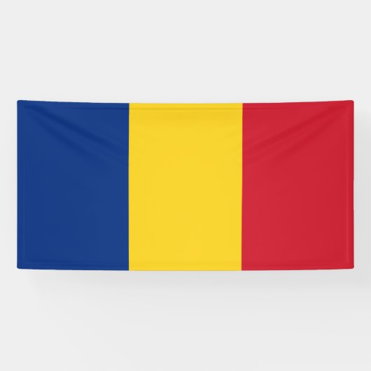 Banderoles Drapeau de la Roumanie (Horizontal)