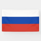 Banderoles Drapeau de la Russie (Horizontal)