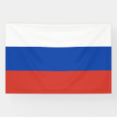 Banderoles Drapeau de la Russie (Horizontal)