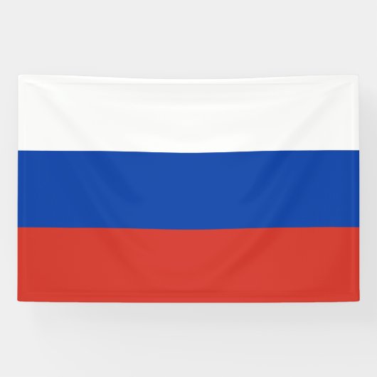 Banderoles Drapeau de la Russie (Horizontal)