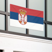 Banderoles Drapeau de la Serbie (Bâtiment extérieur)