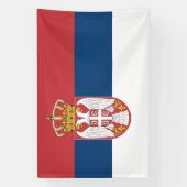 Banderoles Drapeau de la Serbie (Verticale)