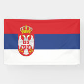 Banderoles drapeau de la Serbie (Horizontal)