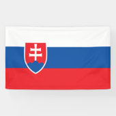 Banderoles Drapeau de la Slovaquie (Horizontal)