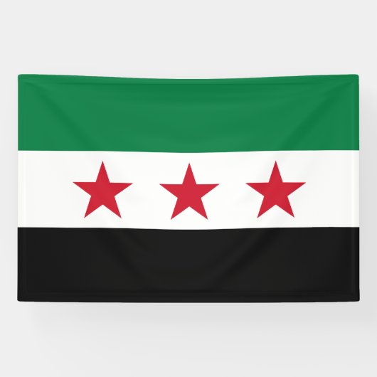 Banderoles Drapeau de la Syrie (Horizontal)