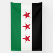 Banderoles Drapeau de la Syrie (Verticale)