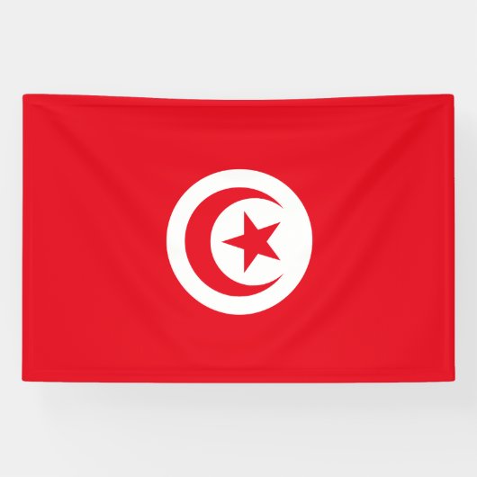 Banderoles Drapeau de la Tunisie (Horizontal)